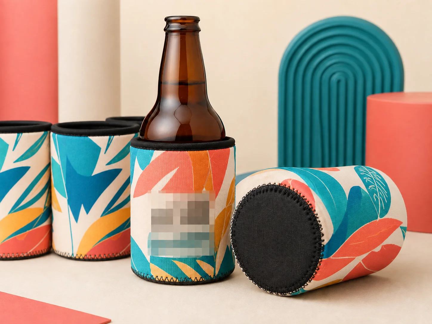 Bottomed neoprene stubby holder project for a Brisbane promotion
