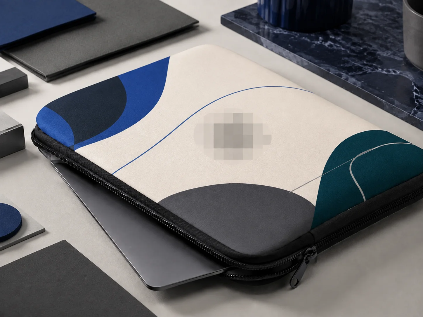 Four-millimeter neoprene laptop sleeve project for a California technology company