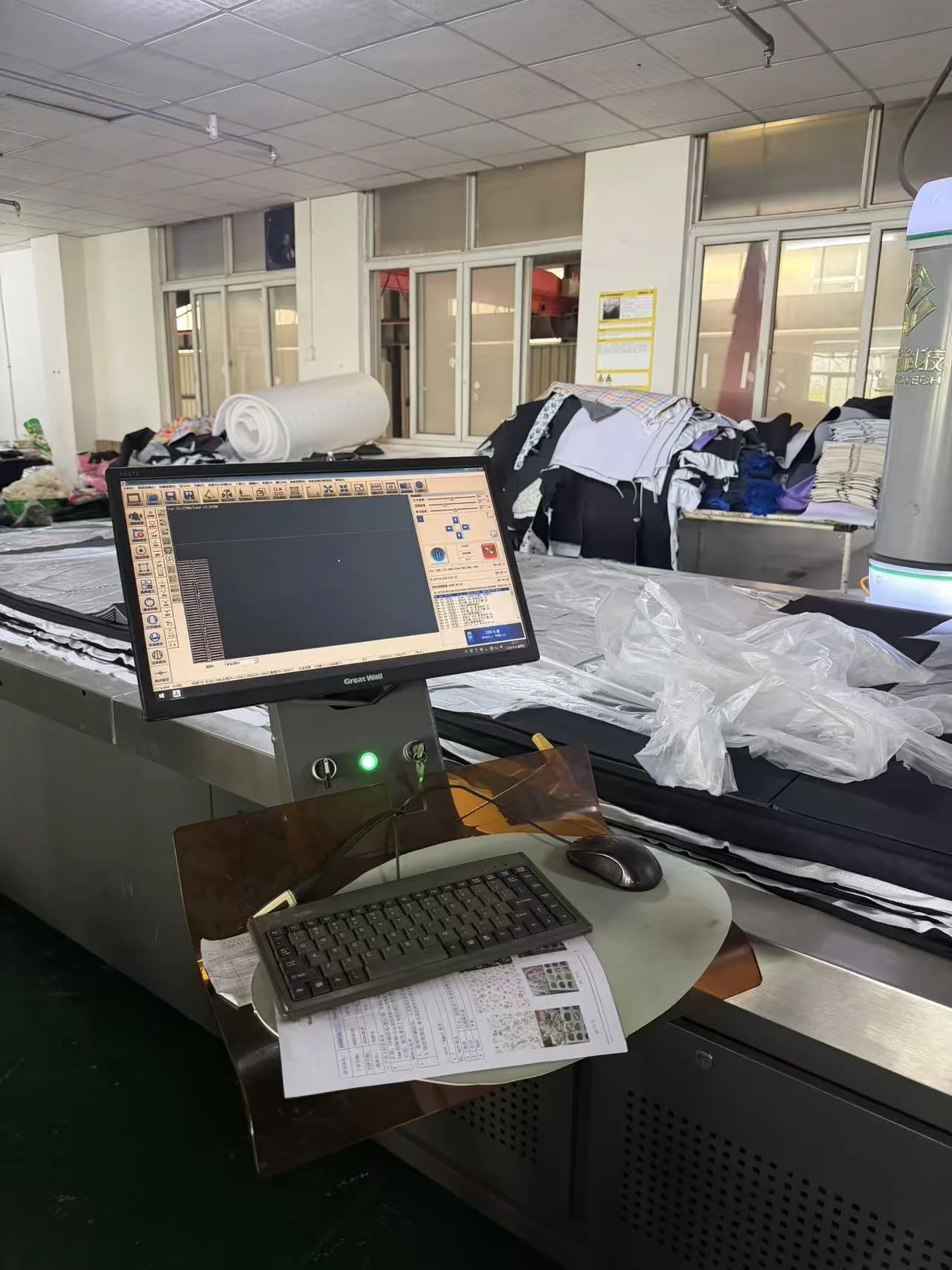 Factory and workshop photo for custom neoprene sourcing review