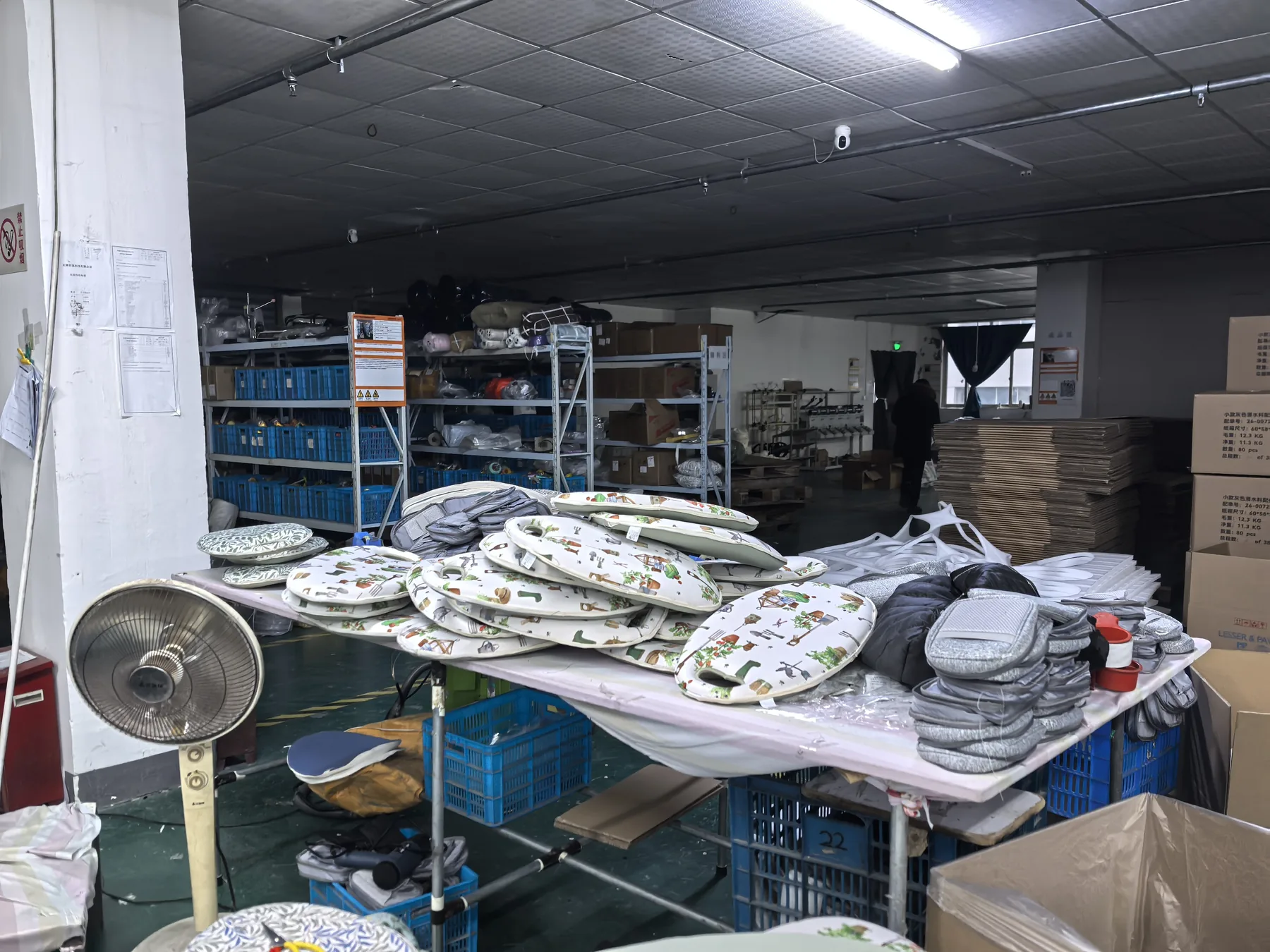 Factory and workshop photo for custom neoprene sourcing review