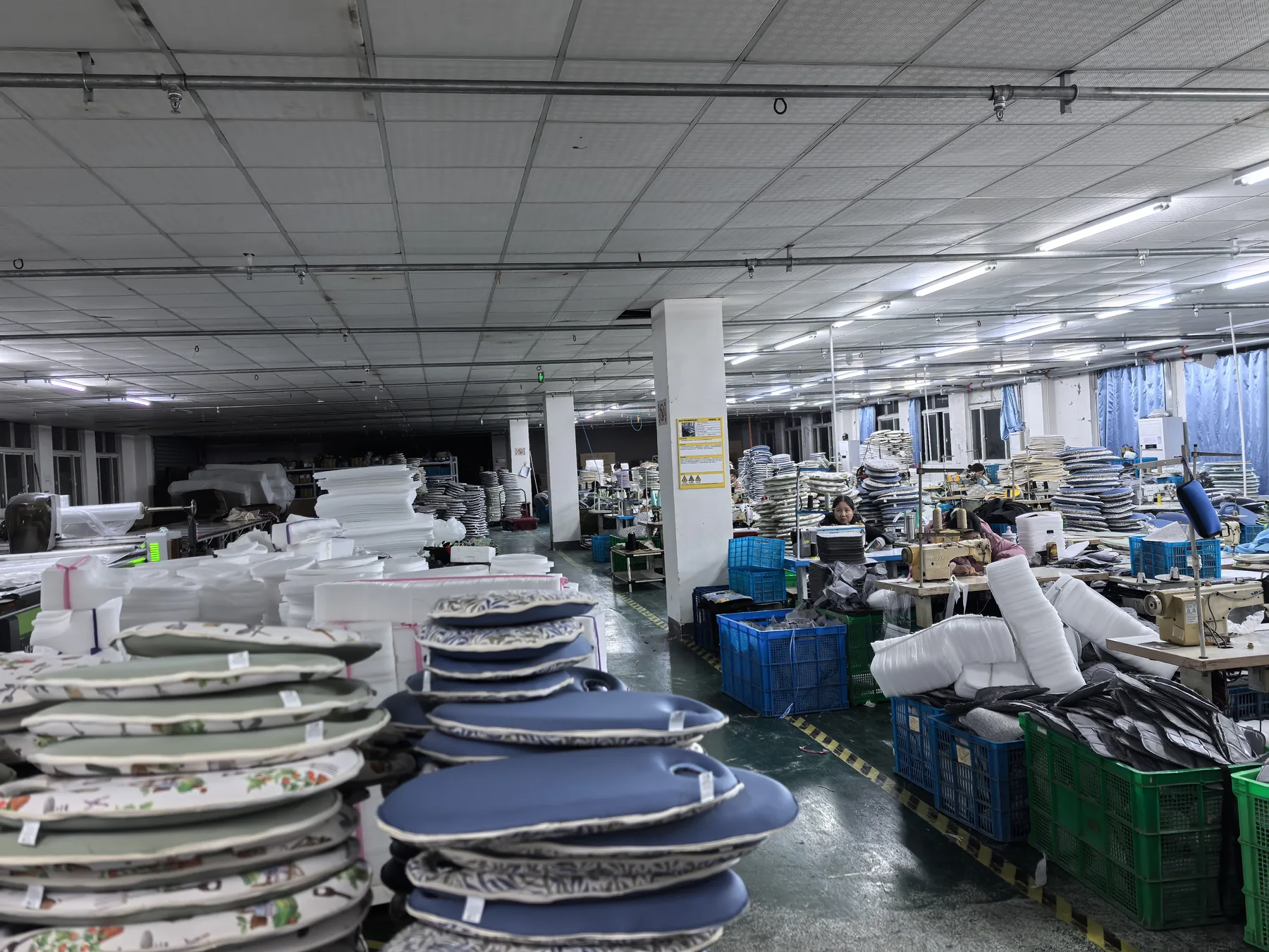 Factory and workshop photo for custom neoprene sourcing review
