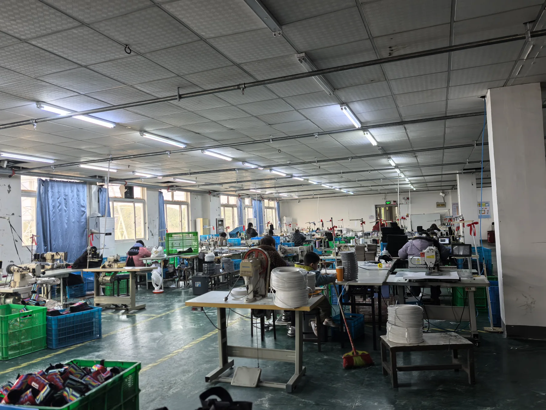 Factory and workshop photo for custom neoprene sourcing review