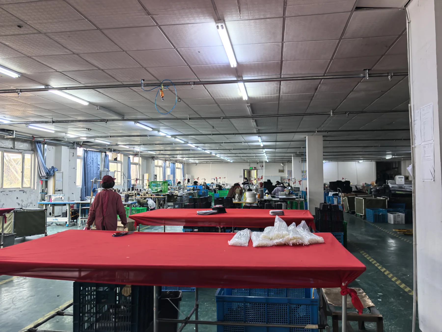 Factory and workshop photo for custom neoprene sourcing review