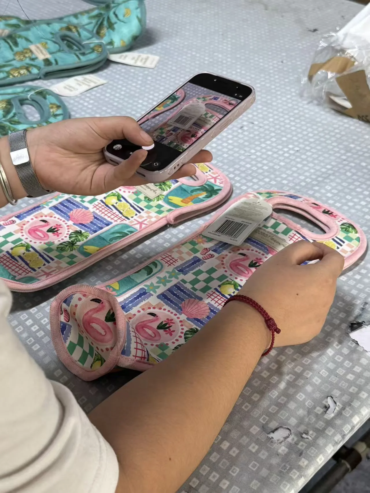 Sampling and custom development photo for neoprene sourcing review