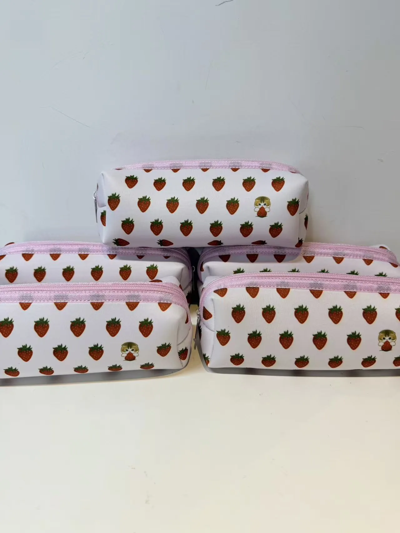 Soft neoprene mat product stack for category review