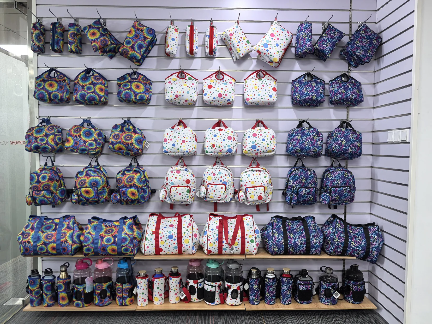 NeoMerc sample wall reference for custom neoprene sourcing review