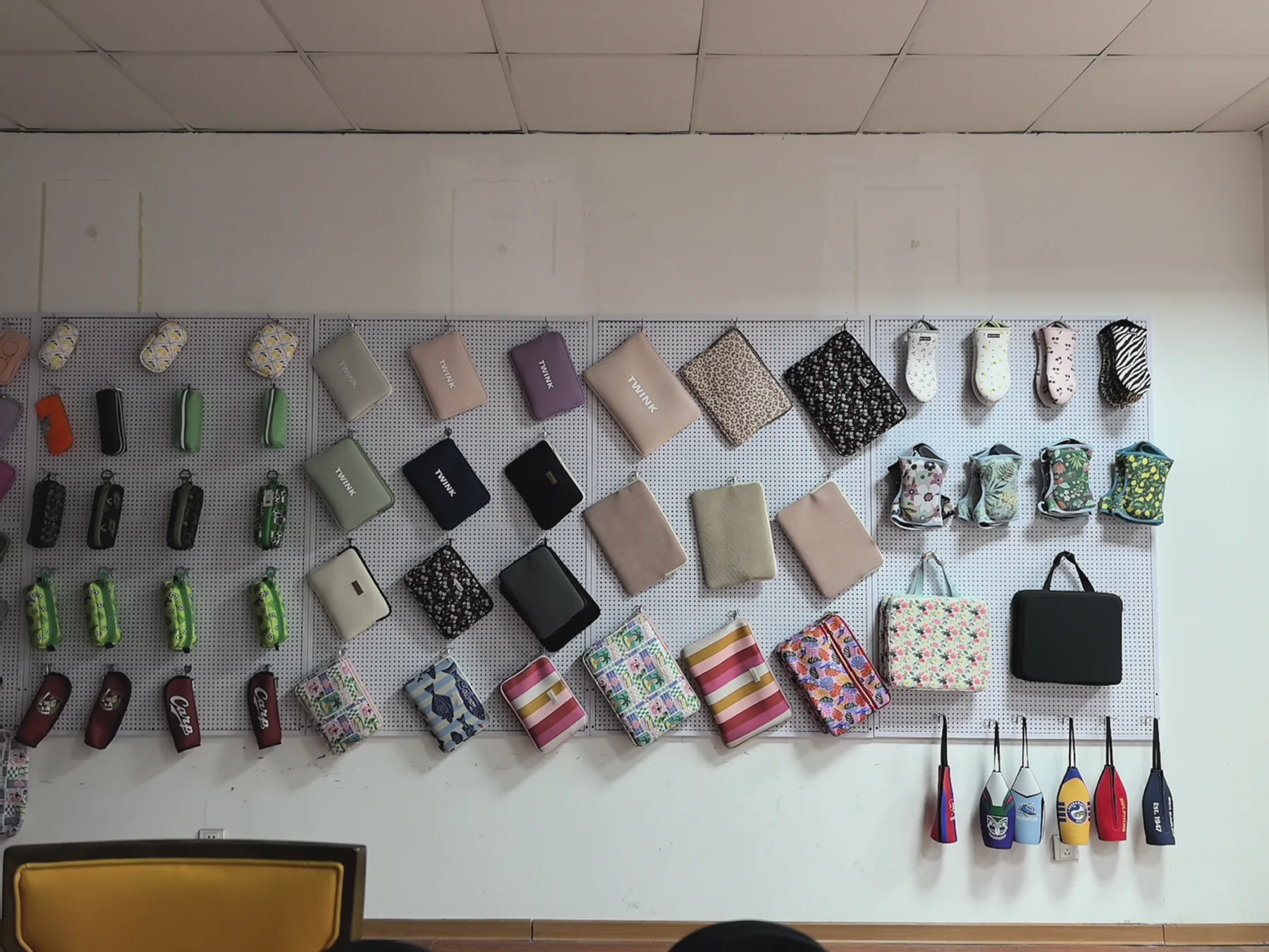 NeoMerc sample wall reference for custom neoprene sourcing review